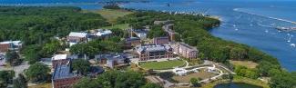 Aerial shot of the Biddeford Campus